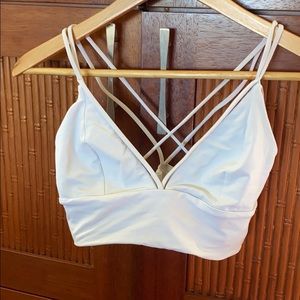 Lululemon Pushing Limits Bra White Size 4